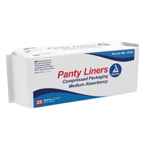 Dynarex® Medium Absorbency Bladder Control Pad 4 x 11 inch with Adhesive Strips, 25 Pack - Image 3