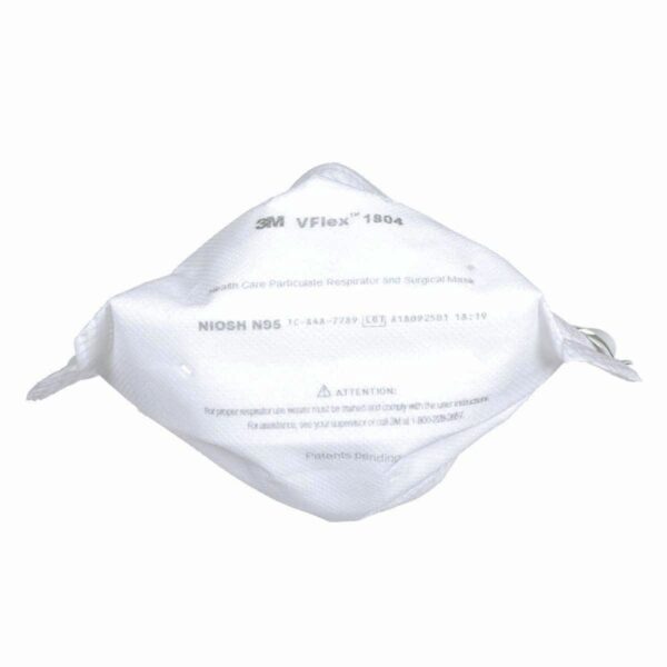 3M™ VFlex™ Medical N95 Respirator Mask Part No. 1804, 50 Pack - Image 4
