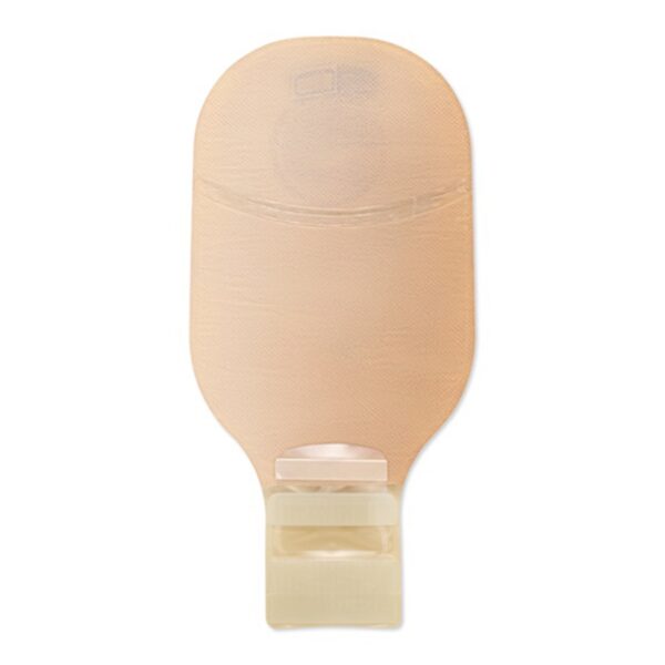 Premier™ 8954 One-Piece Beige Ostomy Pouch with CeraPlus Skin Barrier, 12 Inch Length, Soft Convex, Drainable, Fits Up to 1 Inch Stoma - Image 3