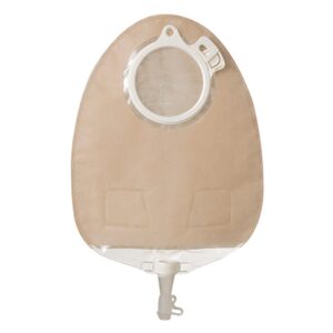 SenSura® Click 2-Piece Opaque Urostomy Pouch with 40mm Stoma Opening – Green, 10 Pack