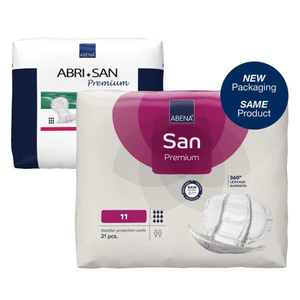 Abena® San Premium Incontinence Liners Size 11 – Heavy Absorbency, Unisex, 14.5 x 28.7 Inches - Image 2