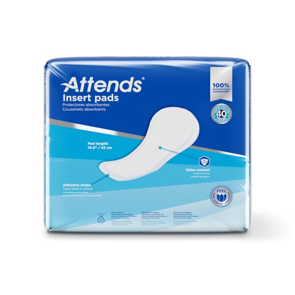 Attends® Insert Pad Incontinence Liner, 16.5-Inch Heavy Absorbency, Unisex Adult Incontinence Pad - Image 3
