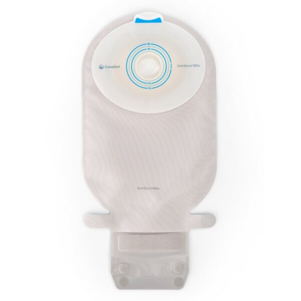 SenSura® Mio Flat 1-Piece Transparent Ostomy Pouch with 38mm Stoma - 11 Inch Maxi Length, 655 mL Capacity - Image 3
