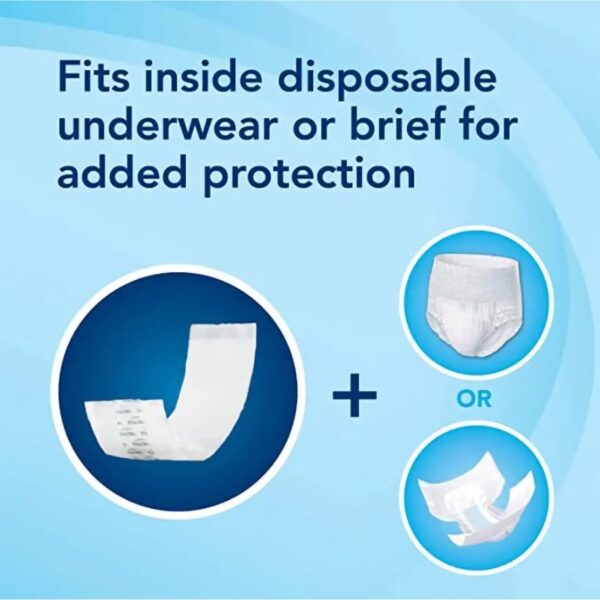 TotalDry™ Total Dry Dual Incontinence Liner - 11 Inch, Moderate Absorbency, Pack of 30 - Image 7