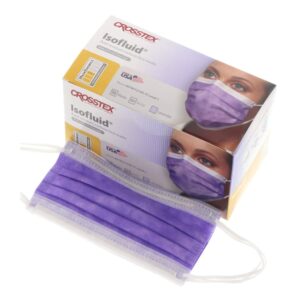 Isofluid™ Critical Cover PFL Procedure Mask - ASTM Level 1, Lavender, NonSterile, Adult, 2000 Masks