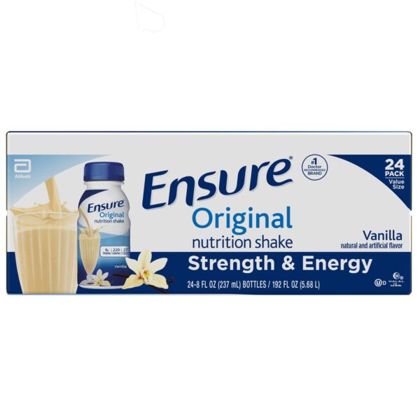 Ensure Original Therapeutic Nutrition Shake Vanilla - 8 oz Bottles (24 Count) - Image 2