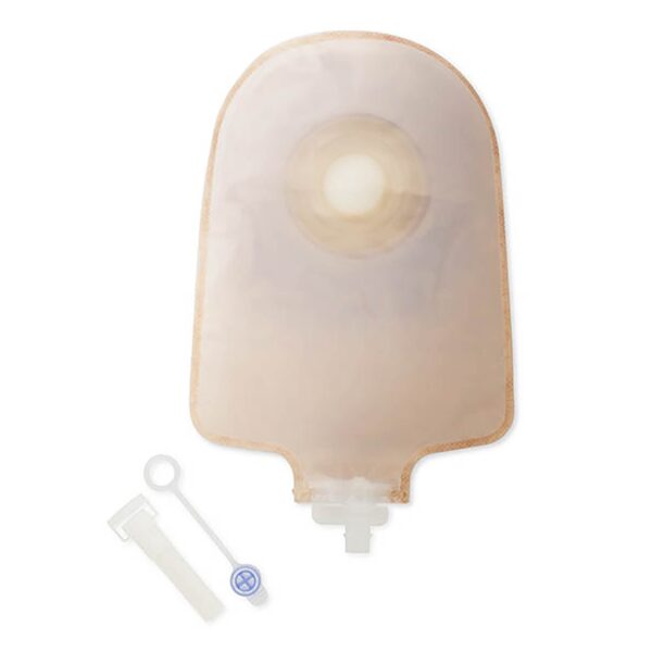 Premier™ 8484 One-Piece Transparent Urostomy Pouch with Flextend Extended Wear Skin Barrier - Image 3