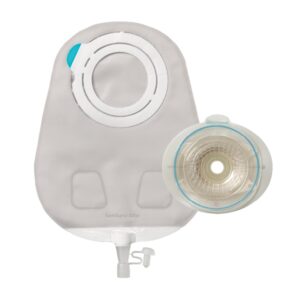 SenSura® Micro 13662 Ostomy Pouch, Convex Light, Drainable, Two-Piece System (5/Box)