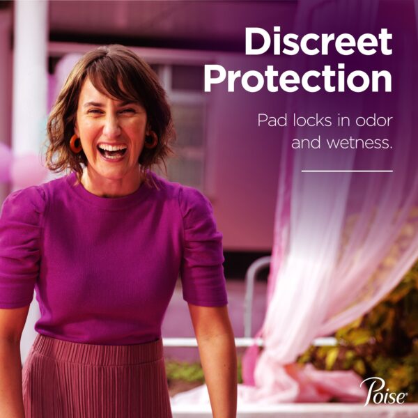 Poise Fresh Protection Heavy Absorbency Bladder Control Pads - 14 Inch, 132 Count - Image 6
