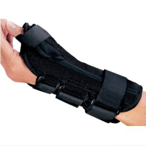 ProCare® ComfortForm™ Small Left Wrist Support with Abducted Thumb – Adjustable Aluminum Stays, Breathable Fabric, and Secure Closure