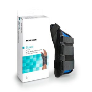 McKesson Wrist Splint with Abducted Thumb, Small - Support for Right Hand