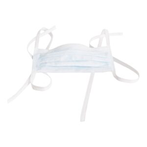 McKesson Classic Style Blue Surgical Mask with Ties, ASTM Level 1 Barrier, 300 Pack