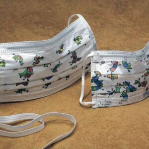 Cardinal Health™ Level 1 Pediatric Procedure Masks with Dancing Bandages Print, Earloops, 300 Pack