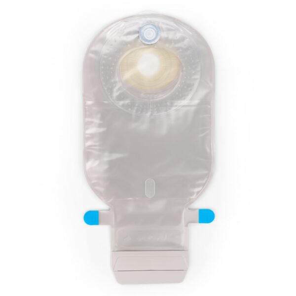 SenSura® Mio Flat 1-Piece Transparent Ostomy Pouch with 38mm Stoma - 11 Inch Maxi Length, 655 mL Capacity - Image 2