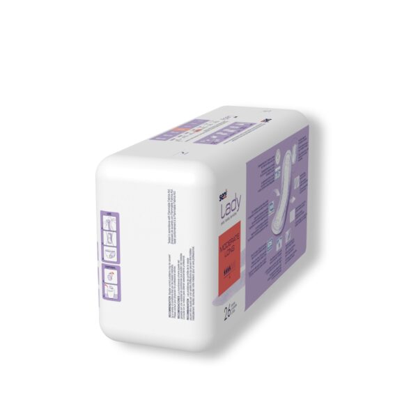 Seni® Lady Moderate Long Absorbency Bladder Control Pads - 11 Inch, Pack of 26 - Image 6