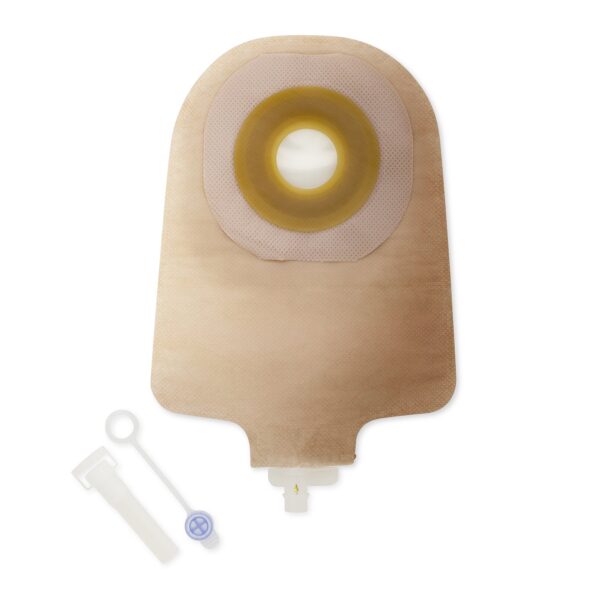 Premier™ One-Piece Transparent Urostomy Pouch with Flextend Extended Wear Skin Barrier – 9 Inch Length, Pre-Cut for 22 mm Stomas - Image 2