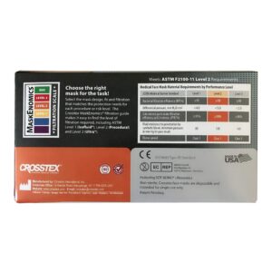 Crosstex® Procedural Mask with Secure Fit, Blue - 50 Pack