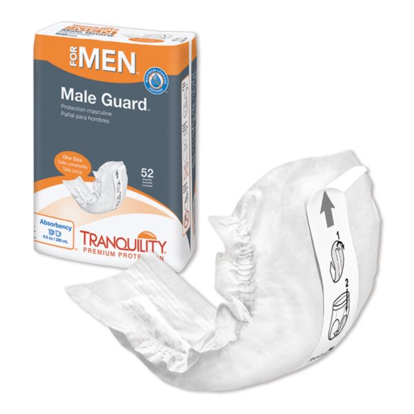 Tranquility® Male Guard™ Bladder Control Pad 12.25 inch, Heavy Absorbency - Image 4