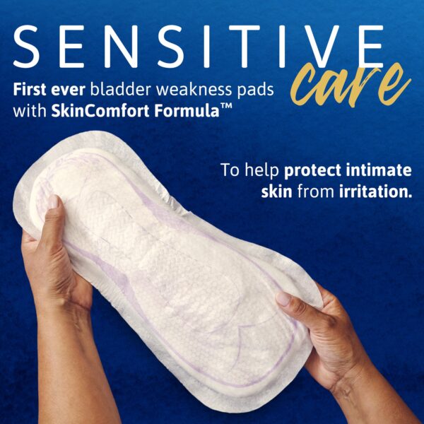 TENA Sensitive Care Extra Coverage Overnight Bladder Control Pad - Heavy Absorbency, 16 Inch Length - Image 9