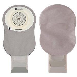 Esteem Body™ 423652 Drainable Ostomy Pouch with Convex, Trim to Fit, 11 Inch Length, 10-45mm Stoma Size, Transparent, NonSterile, 10 Per Box