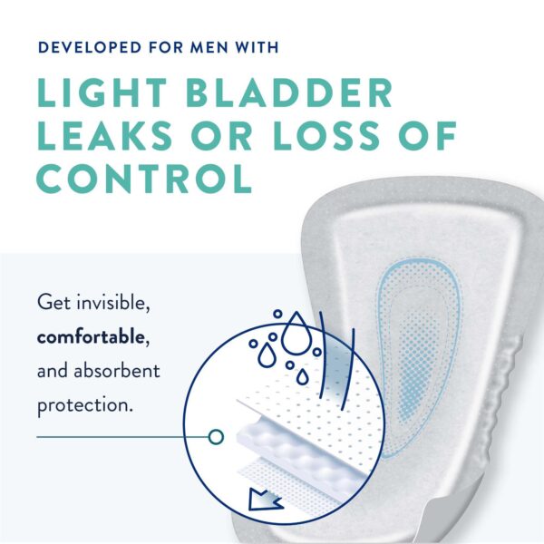 Prevail Daily Male Guards Maximum Bladder Control Pads (14 Pack) by Prevail® Part No. PV-811 - Image 4