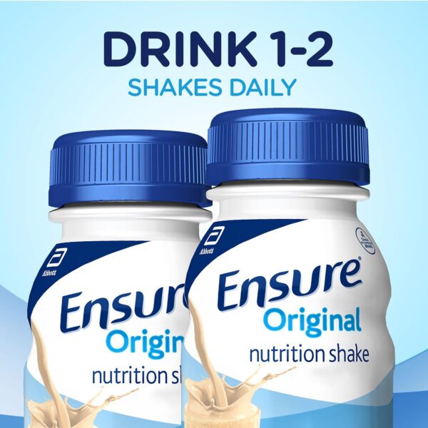 Ensure Original Therapeutic Nutrition Shake Vanilla - 8 oz Bottles (24 Count) - Image 3