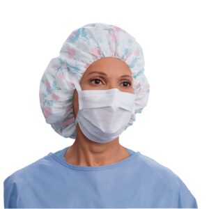 Halyard Surgical Masks with Tie Closure, NonSterile, Pleated Design, 300 Count