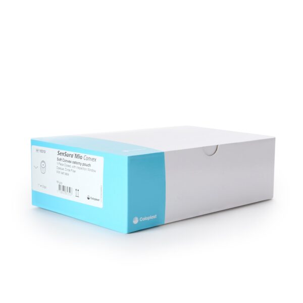 SenSura® Mio Convex 1-Piece Closed End Opaque Ostomy Pouch with 25mm Stoma - Maxi Size - Image 2
