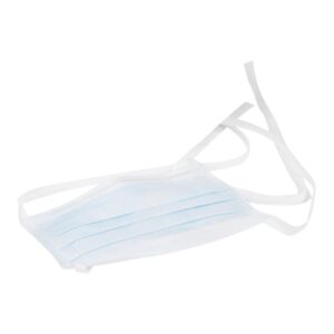 McKesson Classic Style Surgical Mask with Ties, ASTM Level 1 Barrier, Blue, 50 Masks per Box