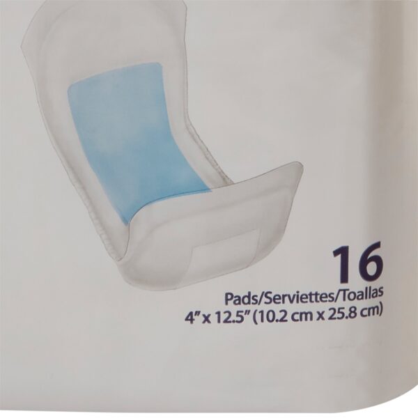 Sure Care™ Heavy Absorbency Bladder Control Pads - 4 x 12.5 Inch, Unisex, Disposable, Polymer Core, Cloth-Like Backsheet - Image 5