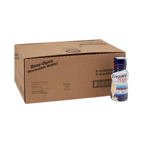 Ensure Plus Vanilla Therapeutic Nutritional Shake by Ensure® Plus, 8 oz Bottle (24 Pack) - Image 5