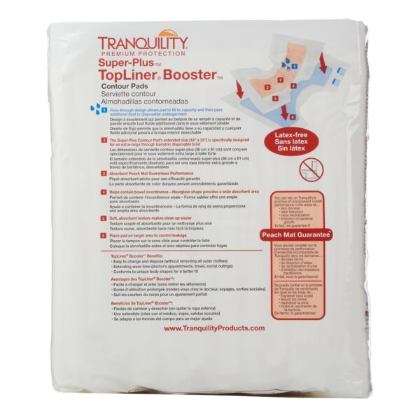 Tranquility Top Liner Contour Super Plus Booster Pad 14 x 32 inches - Image 5