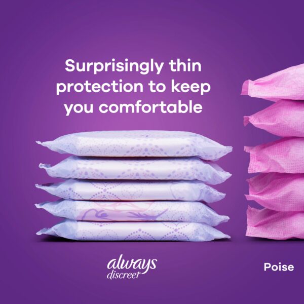 Always® Discreet Size 3 Bladder Control Pad for Women - Thin, Disposable with Super Absorbent Core - Image 5