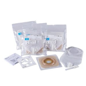 Natura® Post Op Urostomy Kit with Durahesive Extended Wear 70mm, One-Piece Drainable System