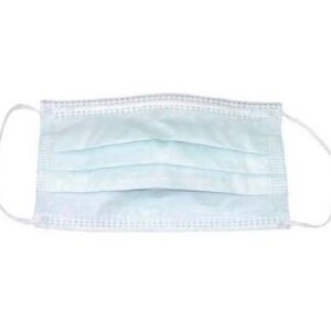 Precept® Procedure Mask with Earloops, Blue, NonSterile, Adult, Pleated Design, 500 Pack