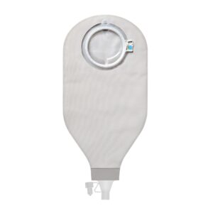 SenSura Mio Click High Output Transparent Ileostomy Pouch with Soft Outlet – Yellow Code, 12.5 Inches, 1080 mL Capacity