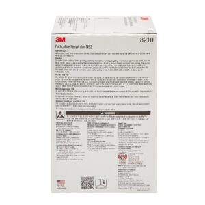 3M™ 8210 N95 Particulate Respirator Mask – Industrial Grade, White, One Size Fits Most
