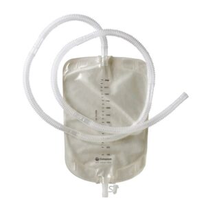 Coloplast Bed Drainage Bag, 2000 mL - Fistula and Wound Drainage with Wide-Lumen Tubing