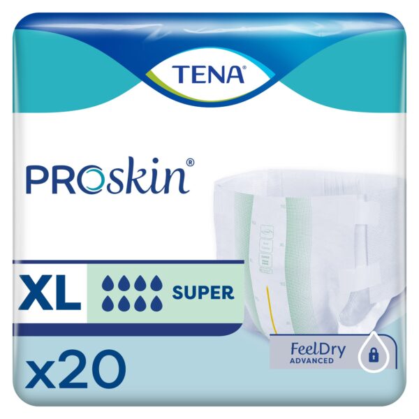 TENA® ProSkin™ Super X-Large Incontinence Briefs (20/Bag, 4 Bags/Case) - Image 2