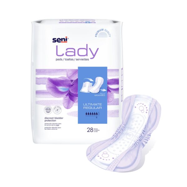 Seni® Lady Ultimate Heavy Absorbency Bladder Control Pads 14.4 Inches for Women - Image 5