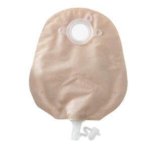 Natura® + Two-Piece Urostomy Pouch with Soft Tap and 70mm Flange, 10 Inch Length, Box of 10