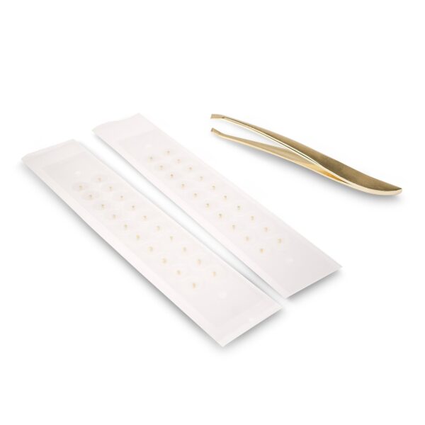 Kanjo Acupressure Ear Seeds - Pain Relief with 20 Silver Adhesive Stimulators - Image 3