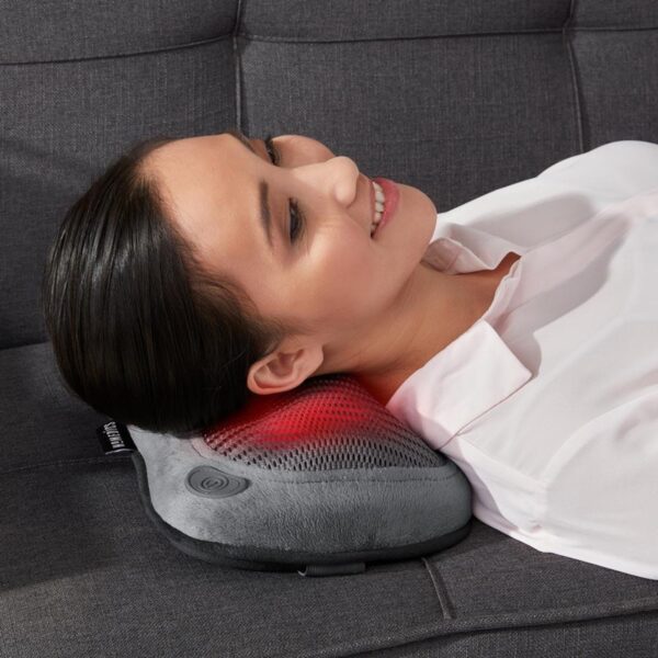 Homedics Shiatsu Massage Pillow with Heat – Cordless Body Massager for Relaxation and Pain Relief - Image 6
