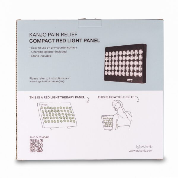 Kanjo Compact Red Light Therapy Panel - Effective Pain Relief & Inflammation Reduction - Image 2