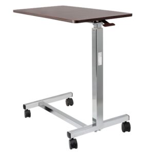 McKesson Overbed Table with U-Base and Spring-Assisted Height Adjustment