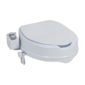 PreserveTech™ Raised Toilet Seat with Bidet – 4 Inch Height, Standard and Elongated, Supports Up to 400 lbs