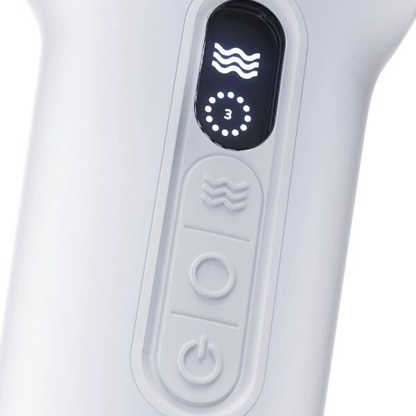 TheraFace PRO Rose Gold and White Handheld Face Massager and Cleanser with LED Therapy Attachments - Image 4