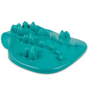 Kanjo Acupressure Upper Back Pain Relief Cushion - Teal Foam Therapeutic Cushion for Stress, Neck, Shoulder, and Chest Relaxation
