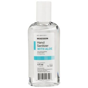 McKesson Gel Hand Sanitizer with Aloe, 4 oz - 24 Pack