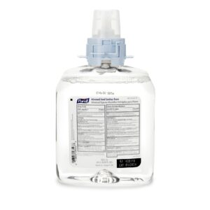 Purell Advanced 5192-04 Hand Sanitizer Foam Refill – 1,200 mL Dispenser Bottle, Alcohol Scent, 70% Ethyl Alcohol
